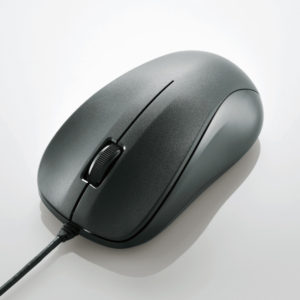 エレコム マウス 有線式 Mサイズ 3ボタン USB 光学式 ブラック M-K6URBK/RS
