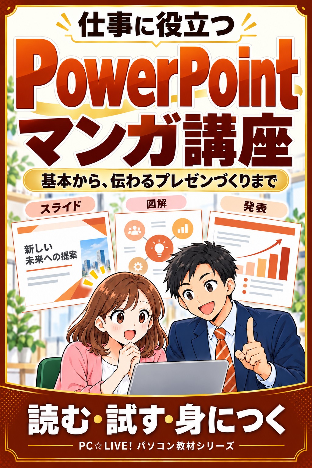 仕事に役立つ PowerPointマンガ講座の表紙