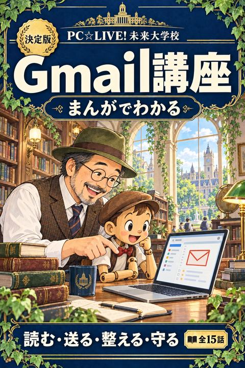 決定版まんがでわかるGmail講座 全15話の表紙