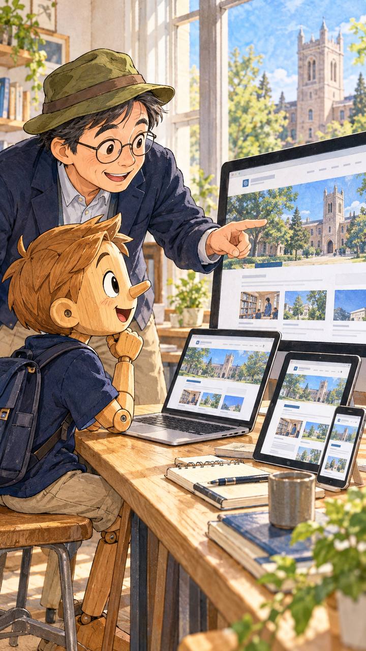 完成ページを複数サイズで確認する