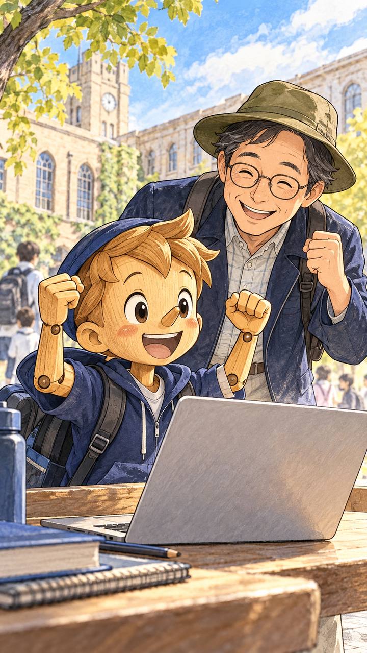 迷わず申し込めた学生の表情