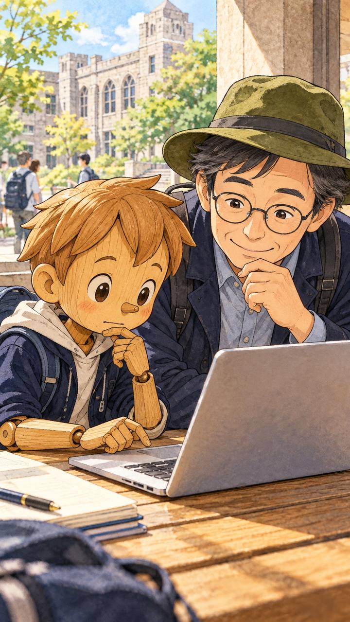 利用条件を読む手元のカット